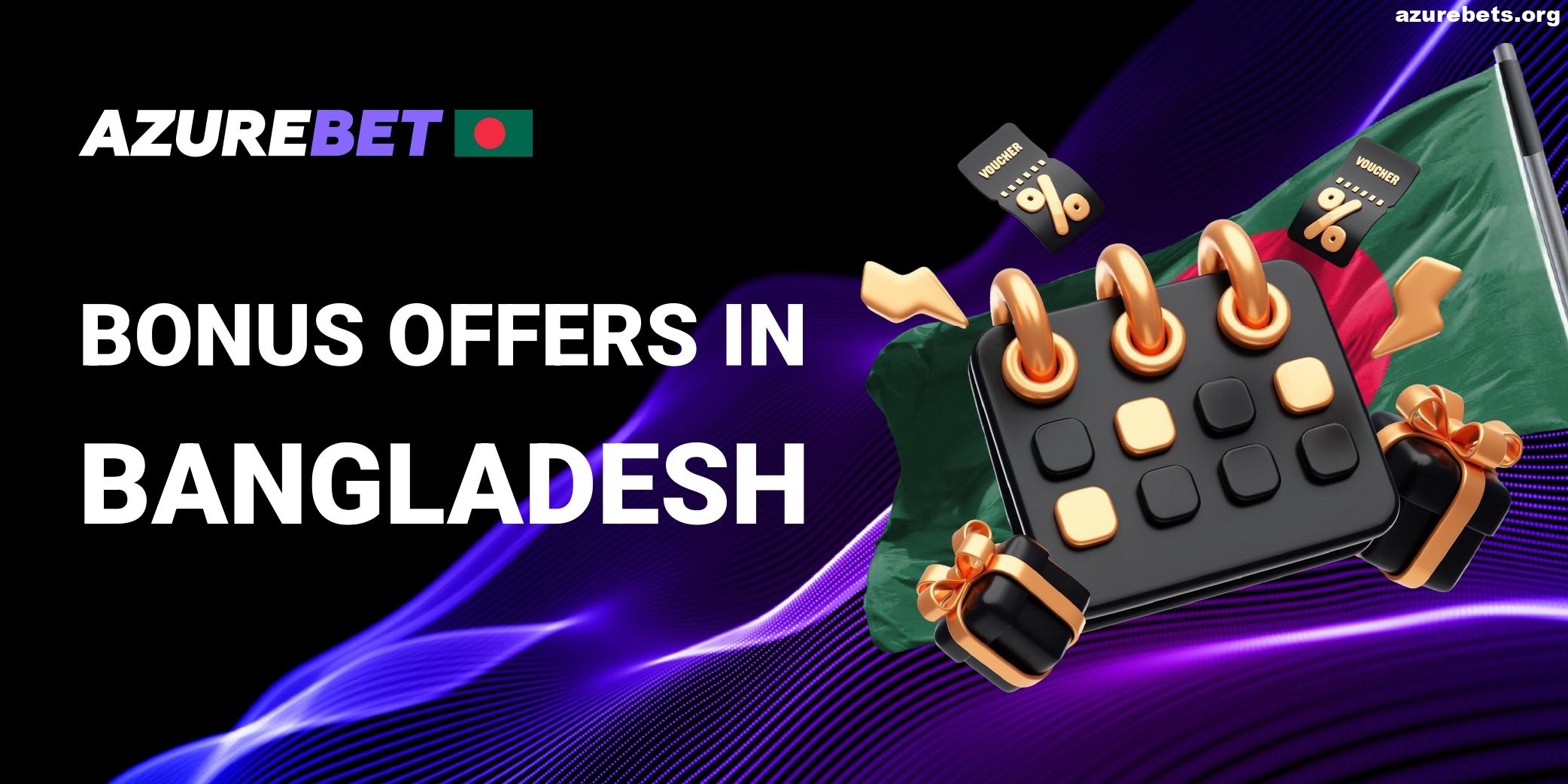 Bonus Offers in Azurebet BD