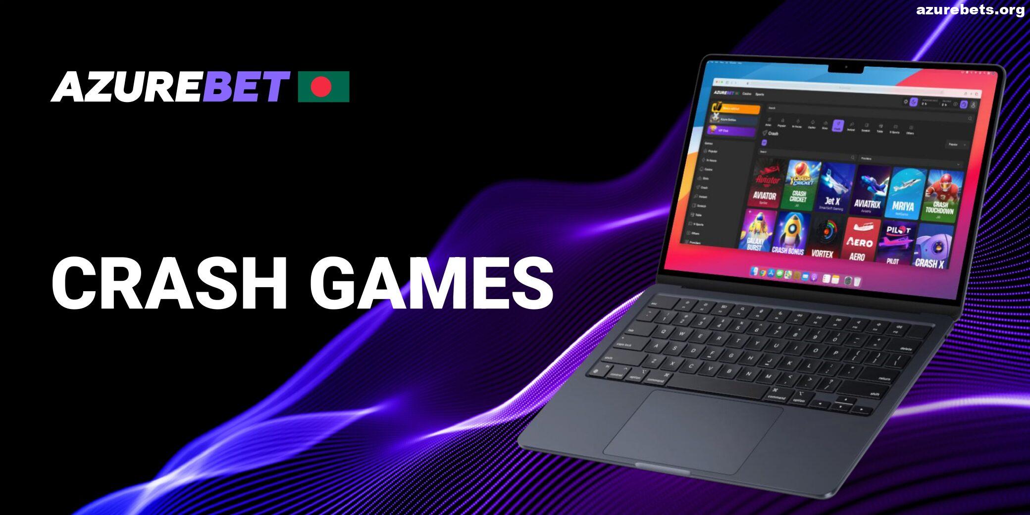 Crash Games in Azurebet BD
