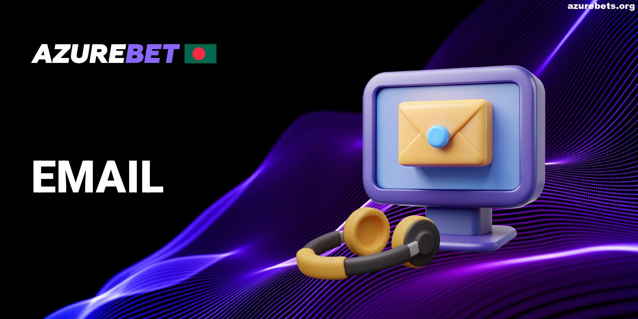 Email Support in Azurebet BD