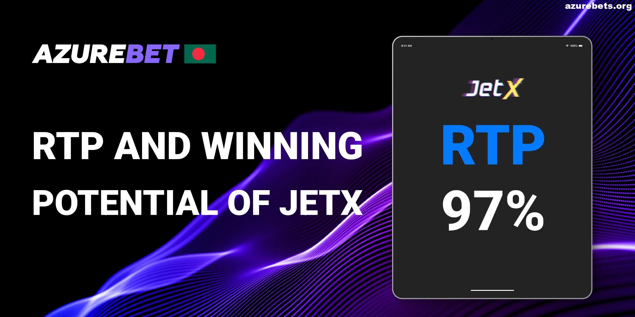 RTP of JetX Azurebet BD