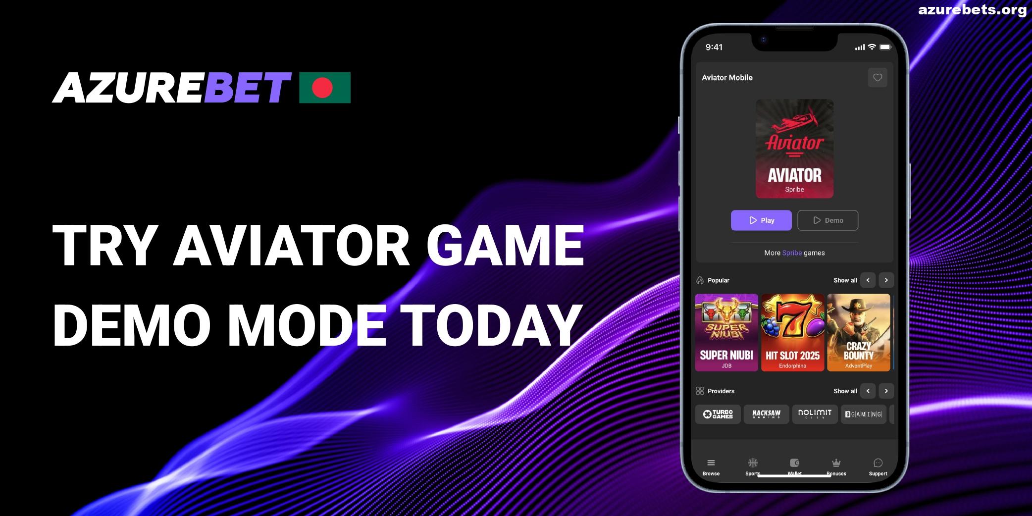 Aviator Game Demo Mode in Azurebet