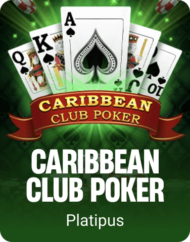 Carribean Poker Club Game Banner